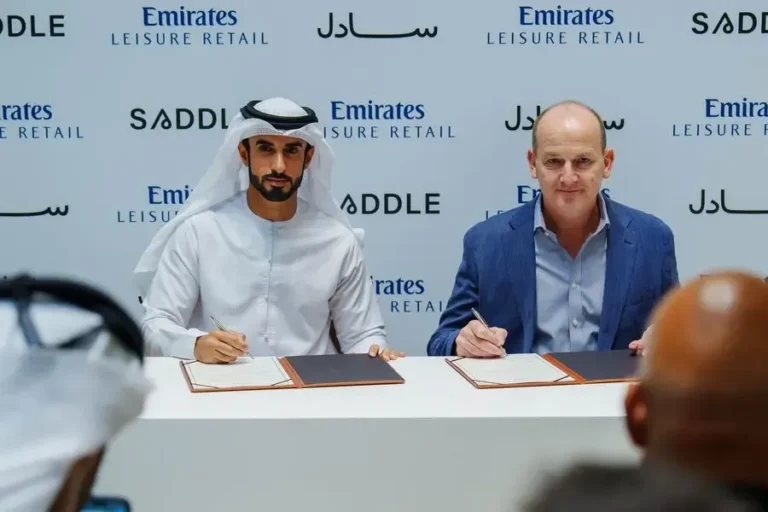 “Emirates Leisure Retail” signs first official agreement with “Saddle” to open a franchise at Dubai International (DXB)