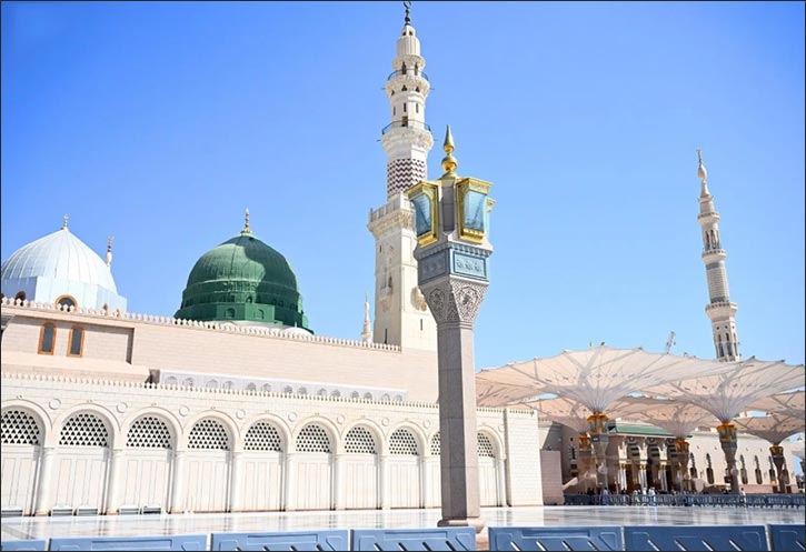 Prophet’s Mosque Enhances Visitor Experience with 250 Retractable Umbrellas Prophet's Mosque Enhances Visitor Experience with 250 Retractable Umbrellas - prophet's mosque