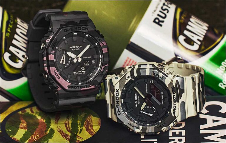 G-SHOCK Introduces the GA-2100CM Series with Original Camouflage Design - g-shock introduces