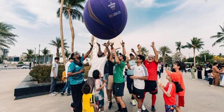 Giant Ball Race: A Vibrant Community Celebration at Jeddah Corniche - giant ball
