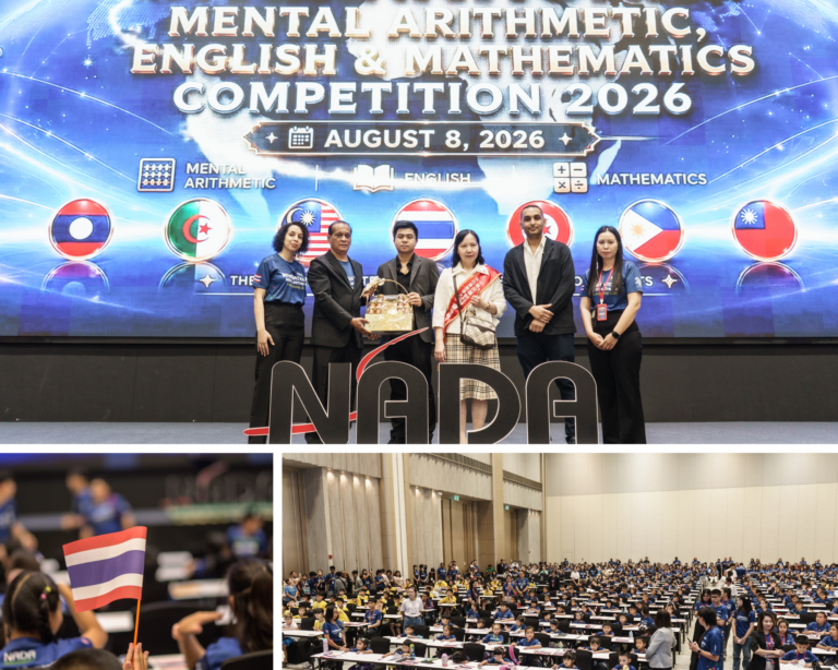 Wonder Kids and NADA Host International Mental Arithmetic, English Spelling and Mathematics 2026 Competition in Thailand